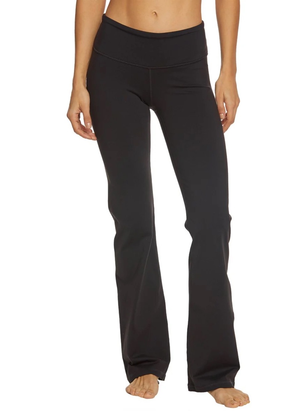 Prana Black Boot-Cut Yoga Pants Small